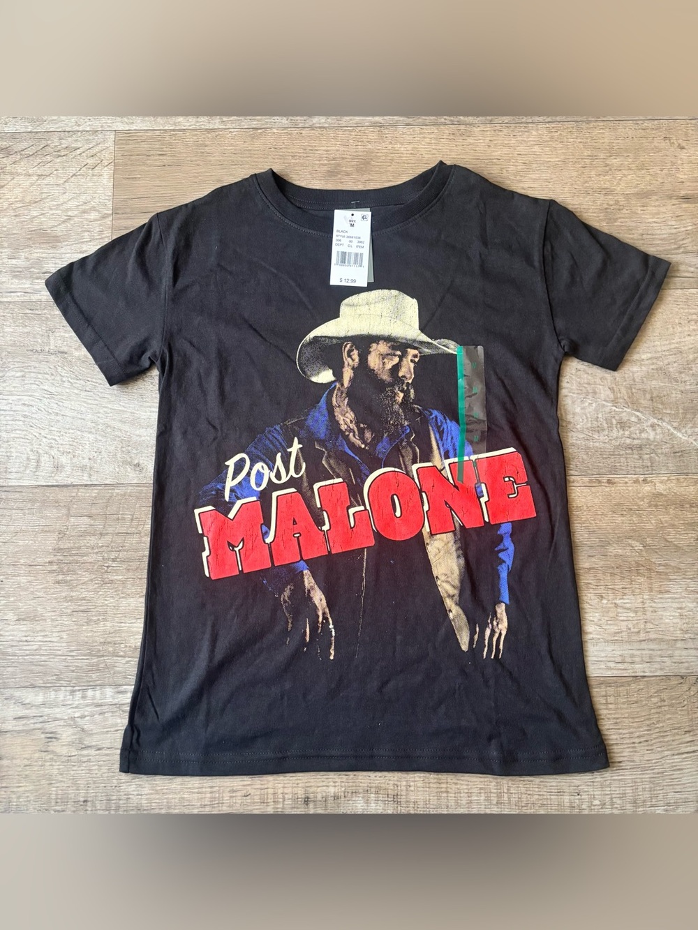 Target Cotton Graphic Shirts “Post Malone” Women Black size Medium New